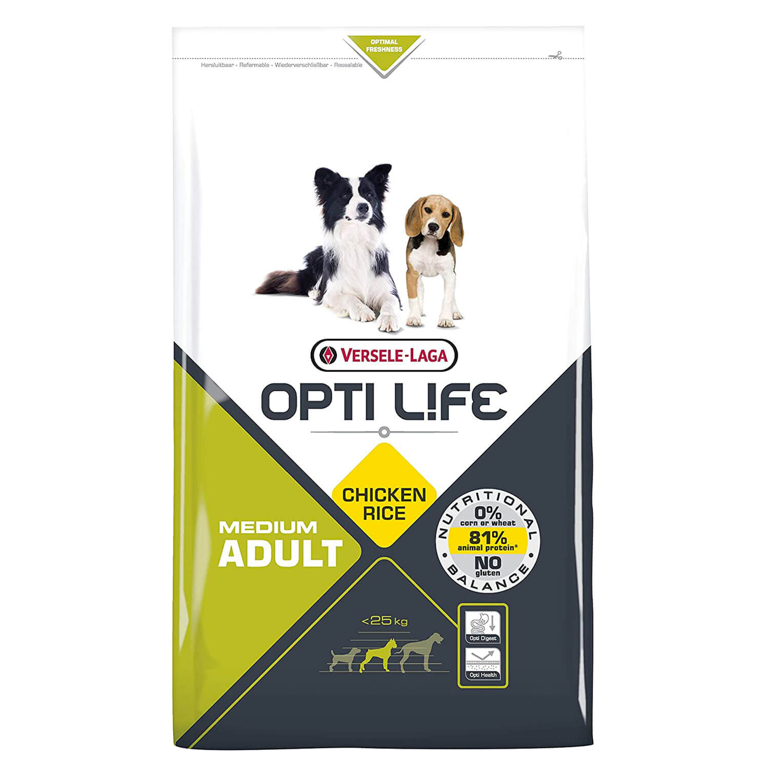 OPTI LIFE ADULT MEDIUM POLLO&RISO 2.5KG