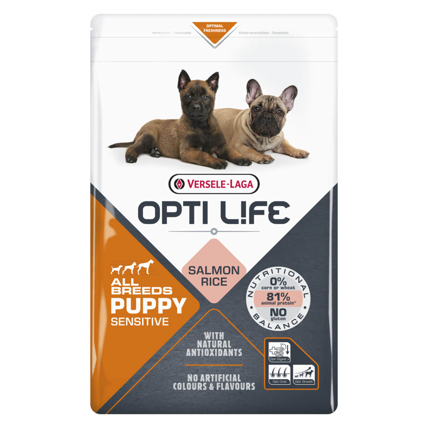 OPTI LIFE PUPPY SENSITIVIES 1KG.