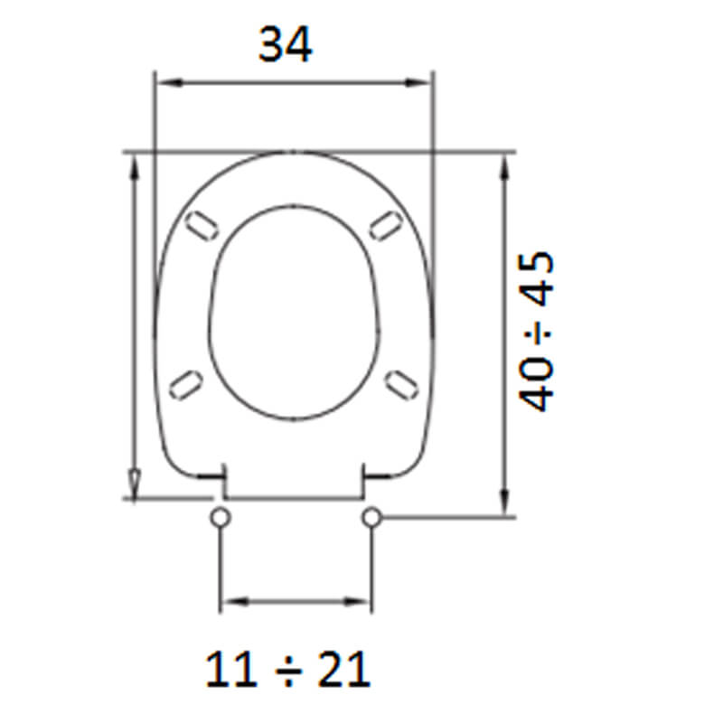 *SEDILE WC P05 SANILUX TESI BIANCO EURO