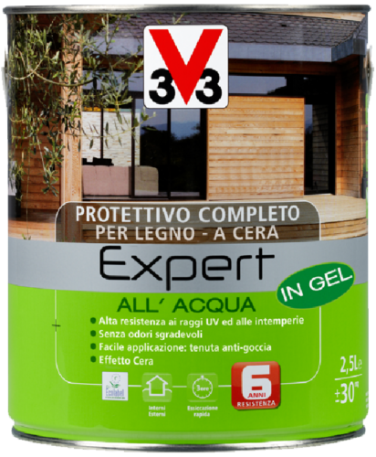 IMPREGNANTE CERA ACQUA EXPERT CASTAGNO CH. LT.0.75