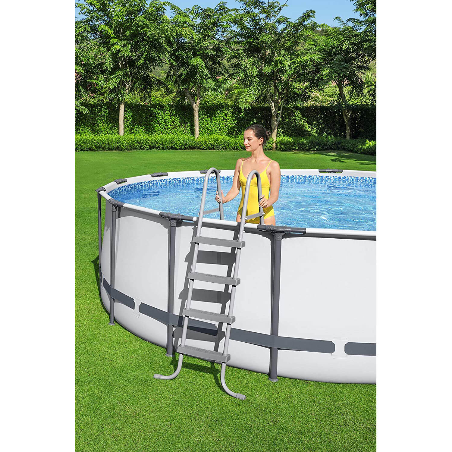 PISCINA CON TELAIO E MOTORE 457X122 CM ART. 56438