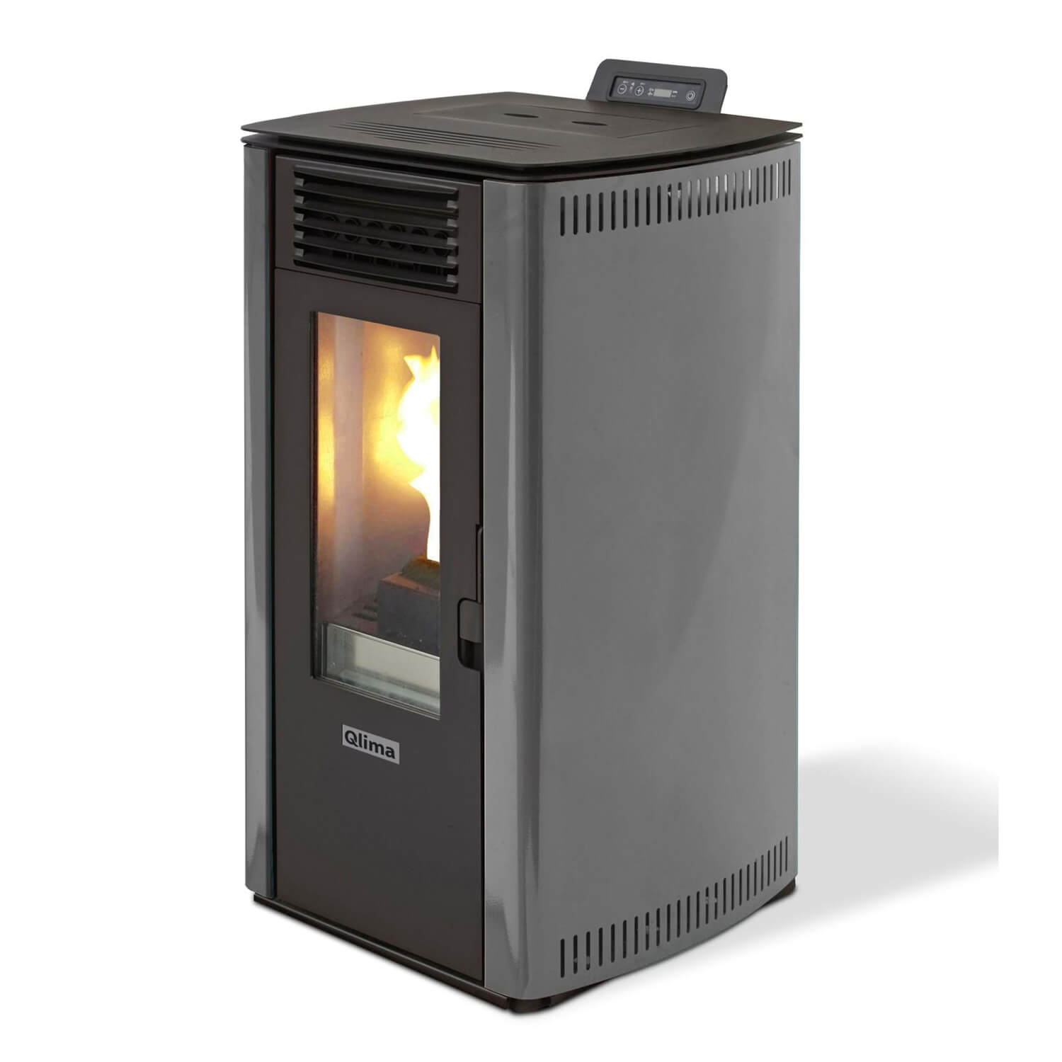 STUFA A PELLET 9 KW GRIGIA