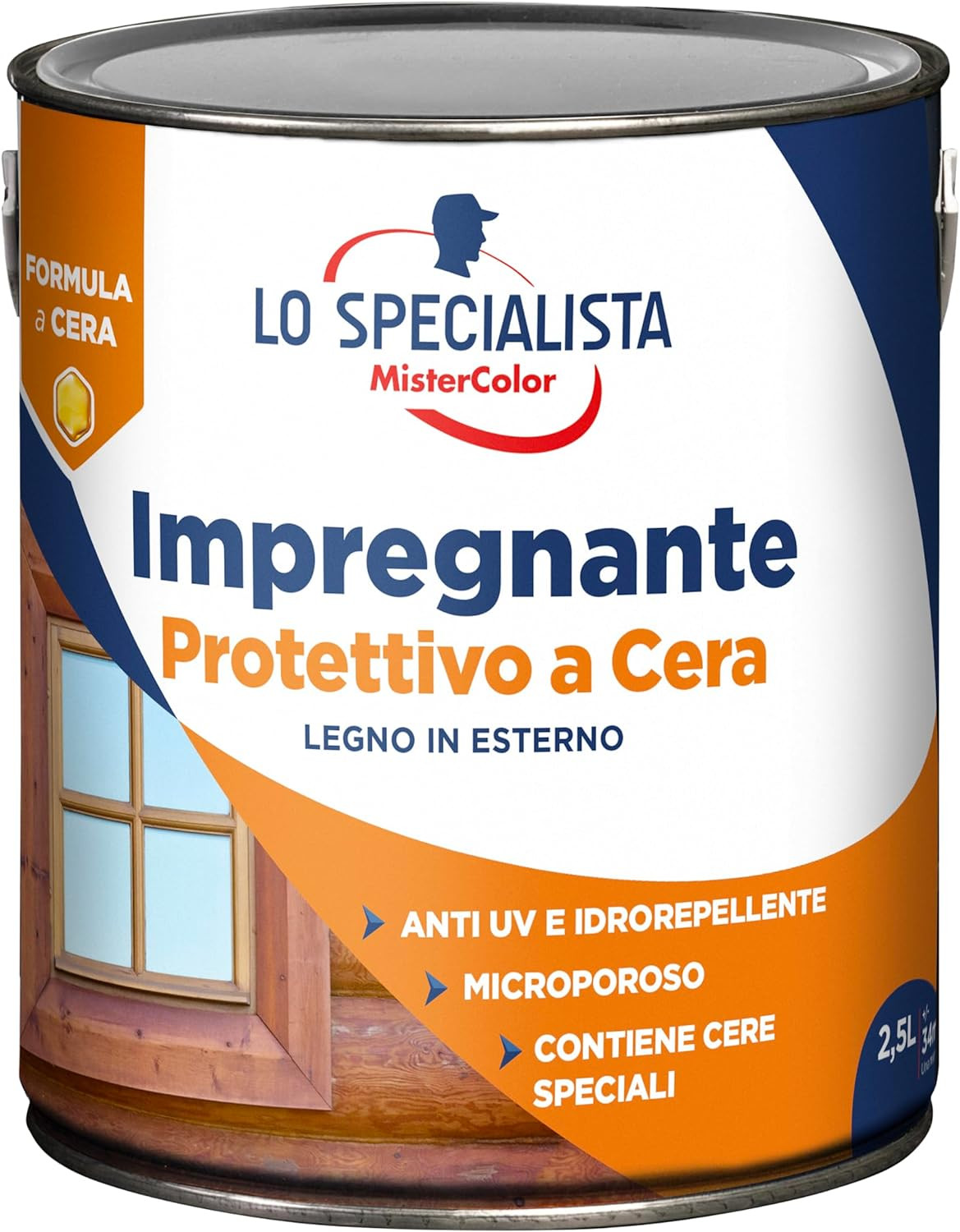 IMPREGNANTE CERA SOLVENTE NOCE CHIARO LT.2.5