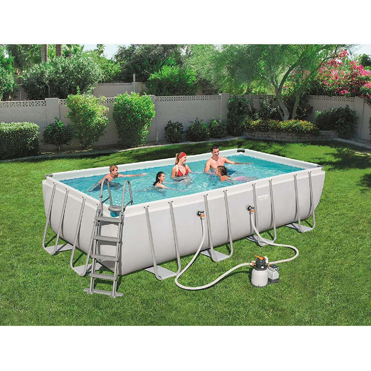 PISCINA CON MOTORE SABBIA 549X274X122 CON ACCESSOR