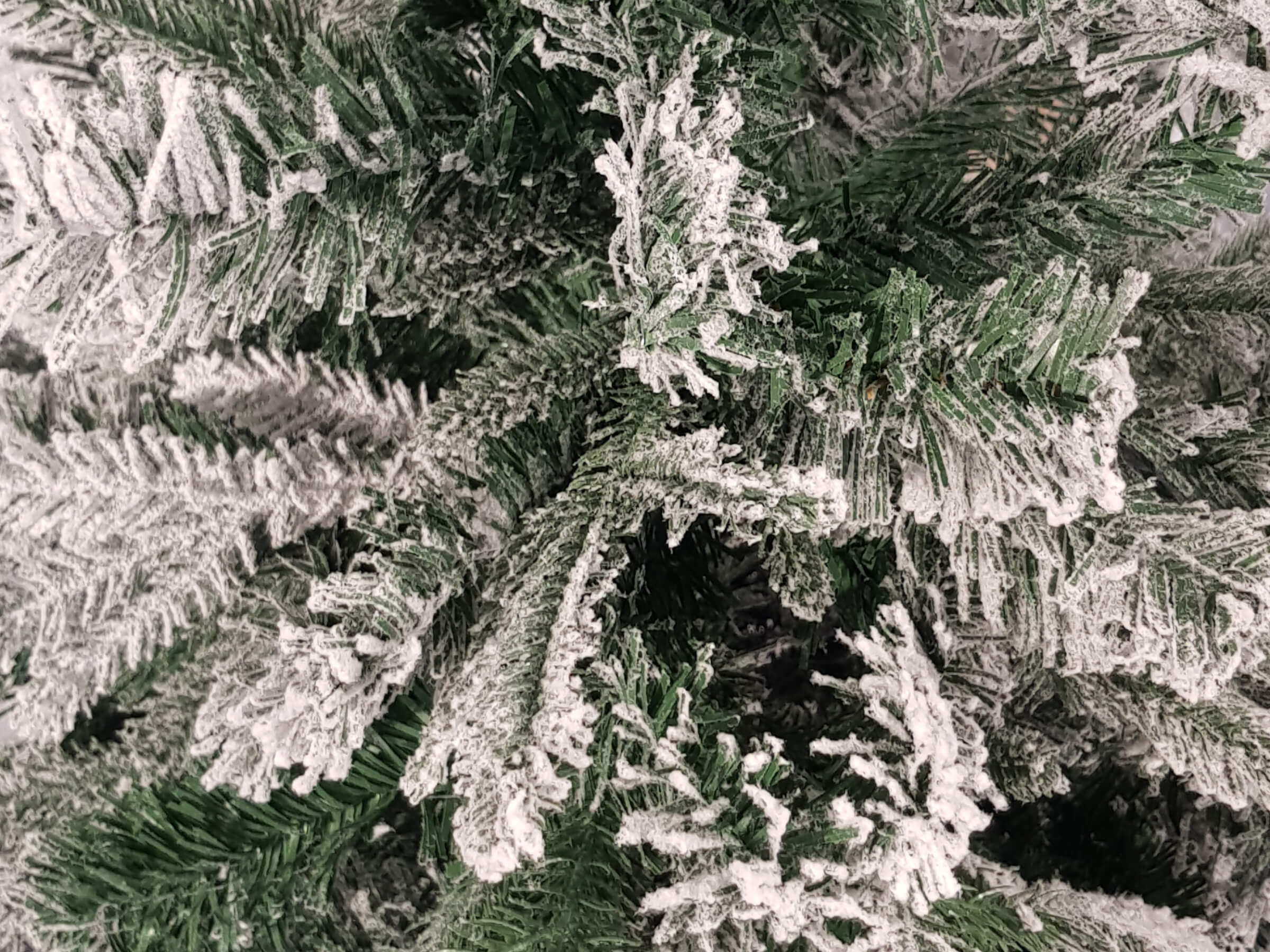 ALBERO DI NATALE INNEVATO CM.210 1041 PUNTE