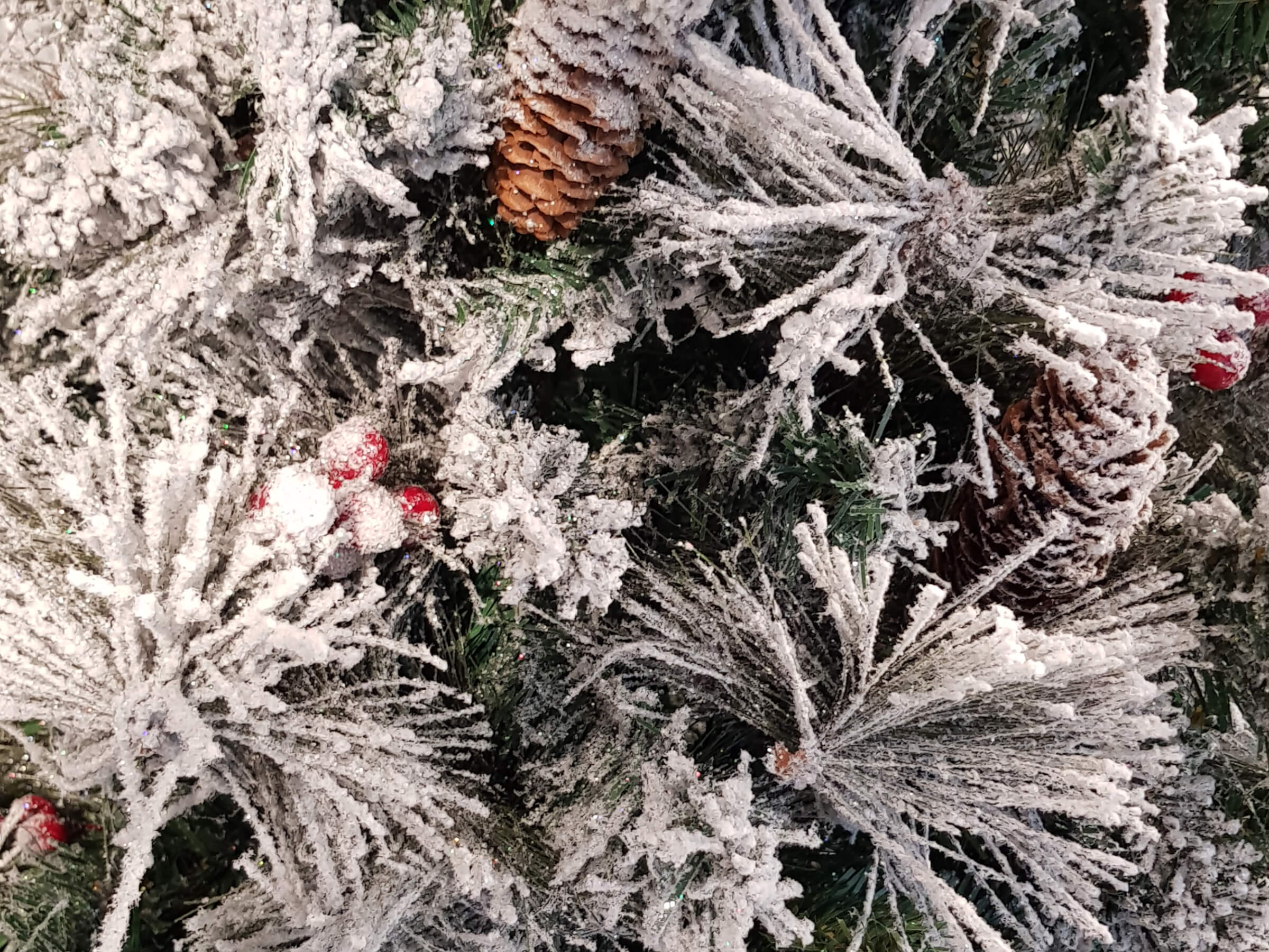 ALBERO DI NATALE INNEVATO CM.270 2190 PUNTE