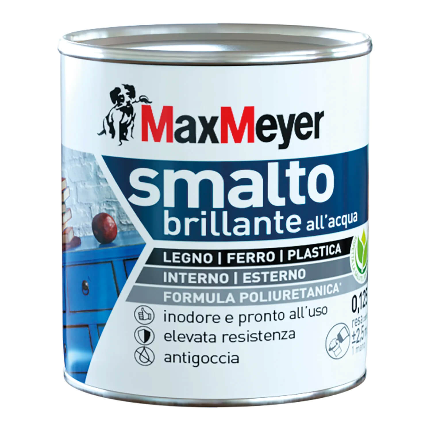 SMALTO ACQUA BRILLANTE NERO LT0.125