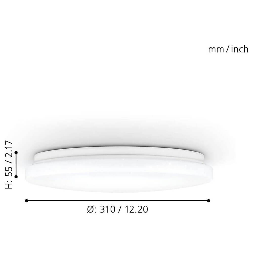 PLAFONIERA LED EFF.CRIST.CM.31 18W