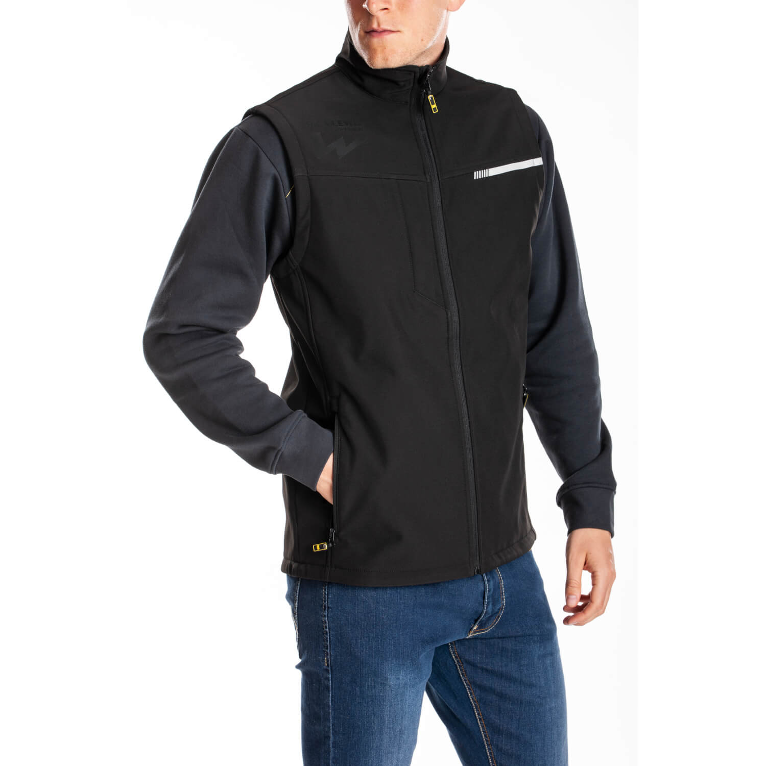 *GILET SOFTSHELL EASY NERO TG.M