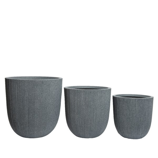 *VASO IN PLASTICA D.31 GRIGIO