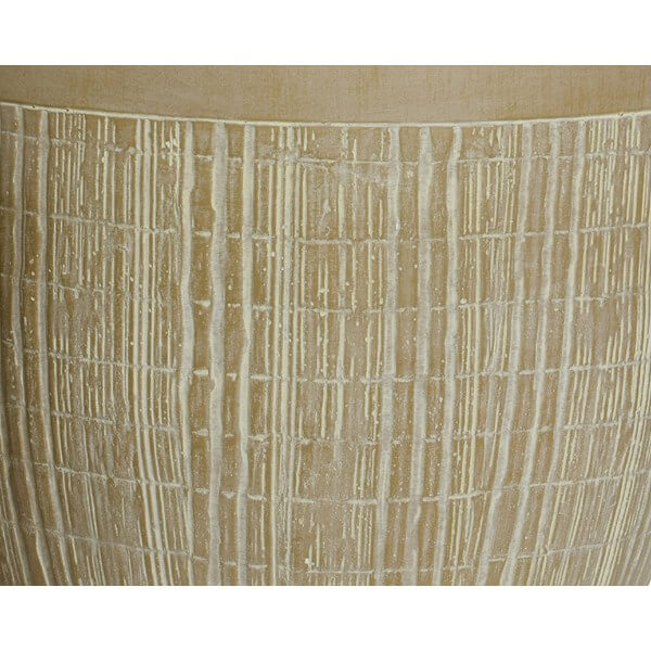 *VASO TONDO D.37.5 BEIGE