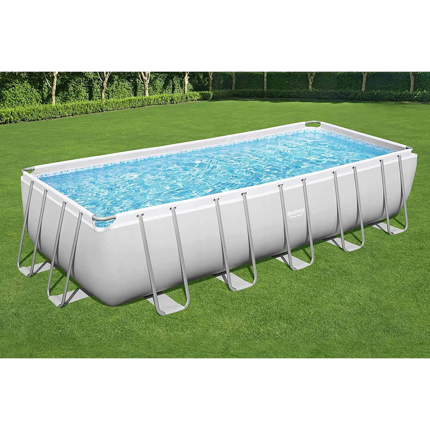 POWER STEEL PISCINA 640X274X132 CON POMPA A SABBIA