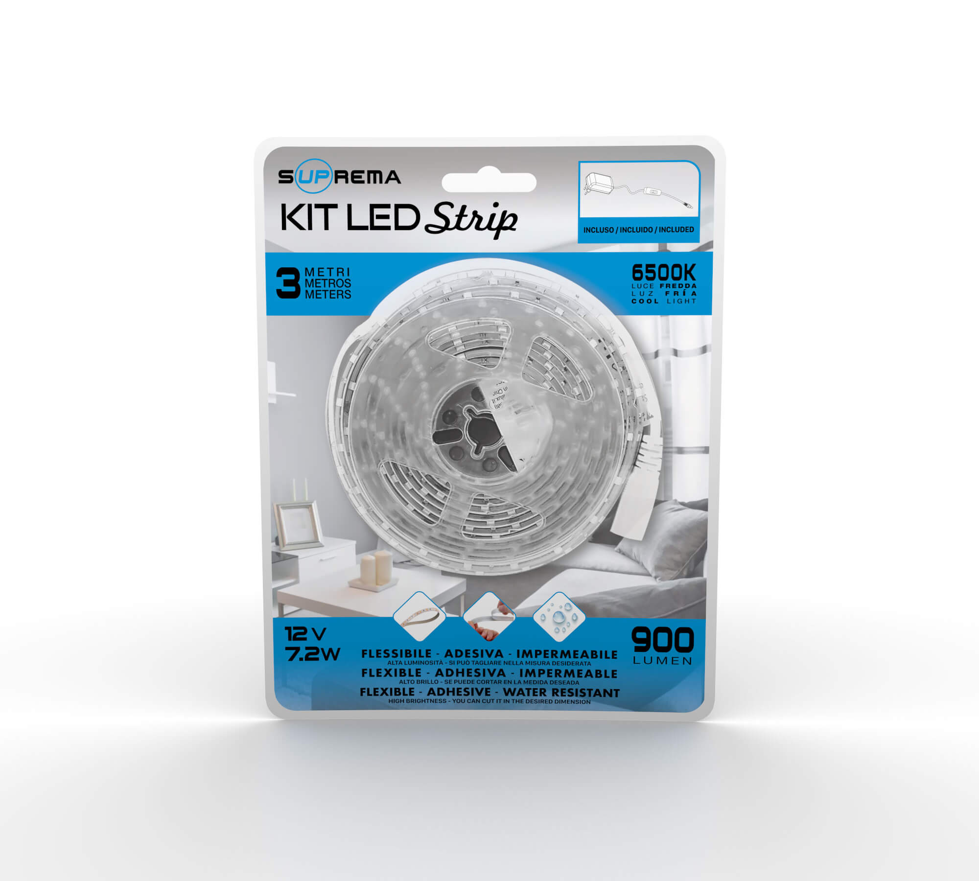 STRISCIA LED 3M 18W 12V L.FREDDA