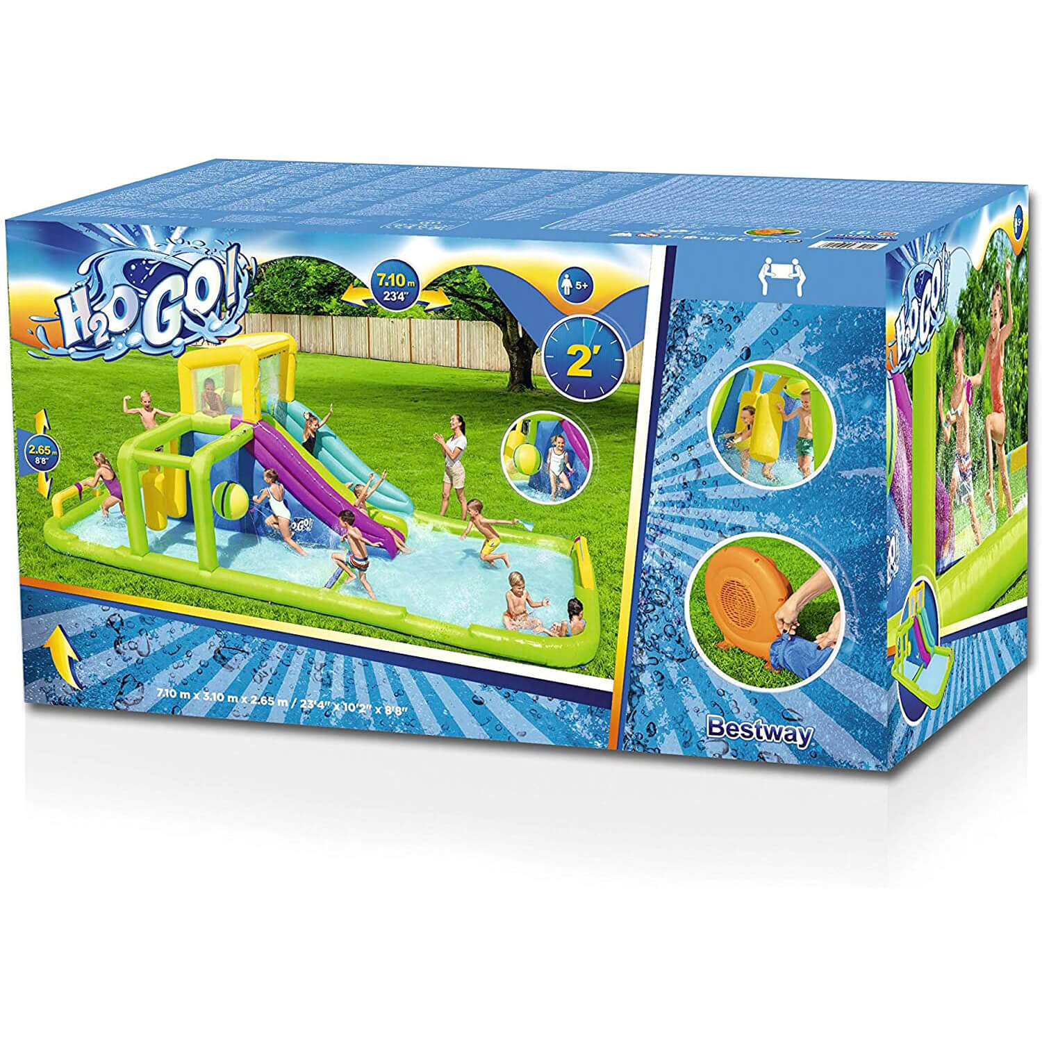 MEGA PARCO ACQUATICO SPLASH COURSE 7.1X3.1X2.65M