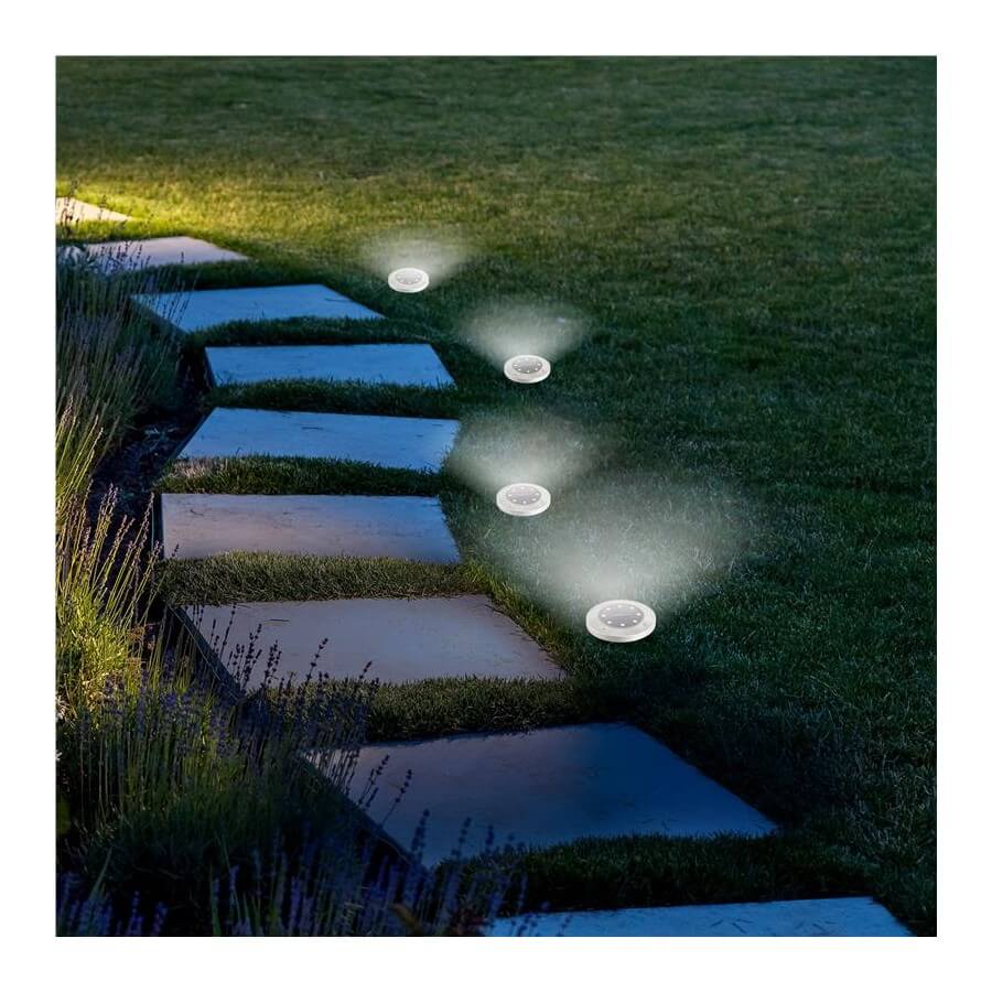 *SEGNAPASSI LED SOLARE SET 4 PZ. C/SENSORE