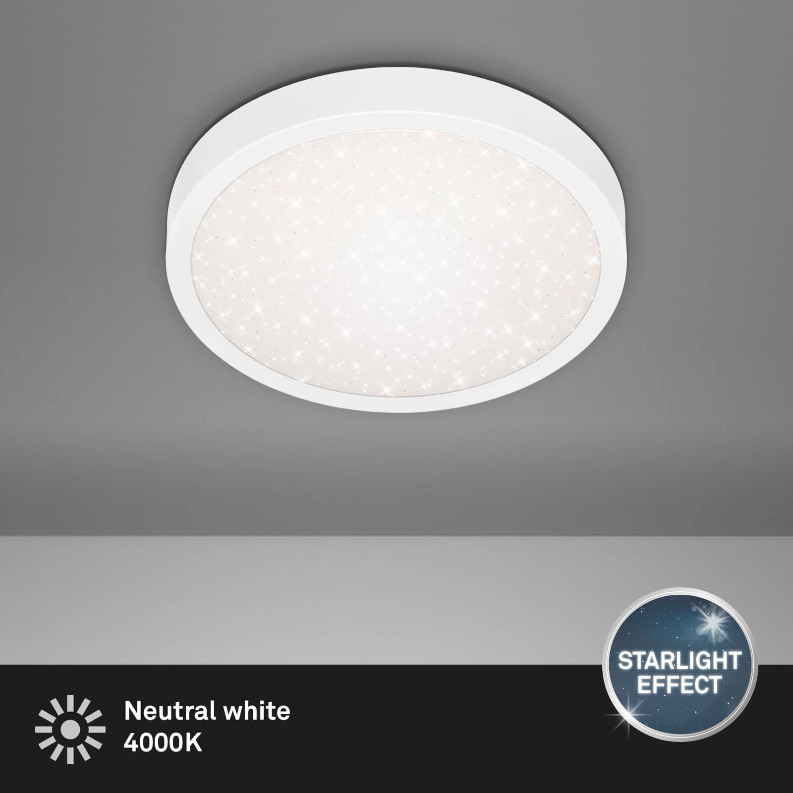 RUNA PLAFONIERA LED D.28.5 18W MET/CORNICE BIANCO