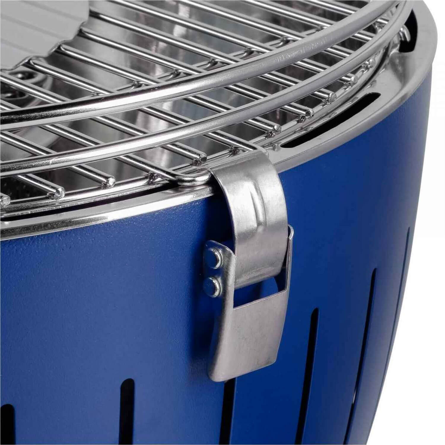 GRILL BARBECUE PORTATILE PER ESTERNO BLU