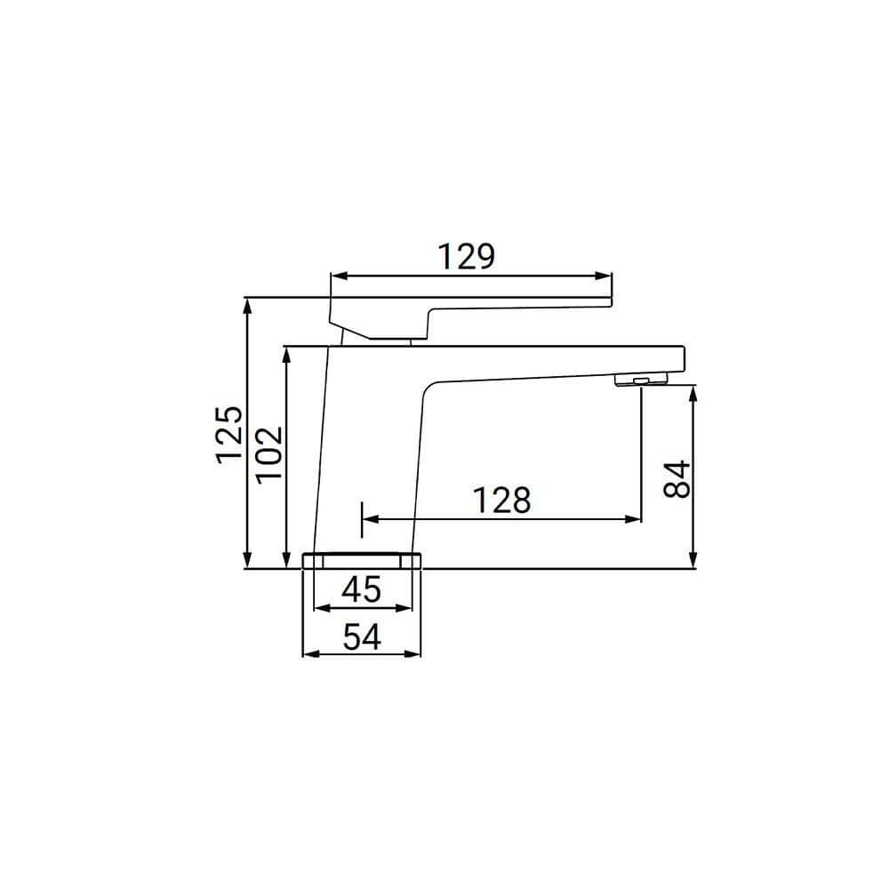 MIX LAVABO EDEN D.25 CROMO