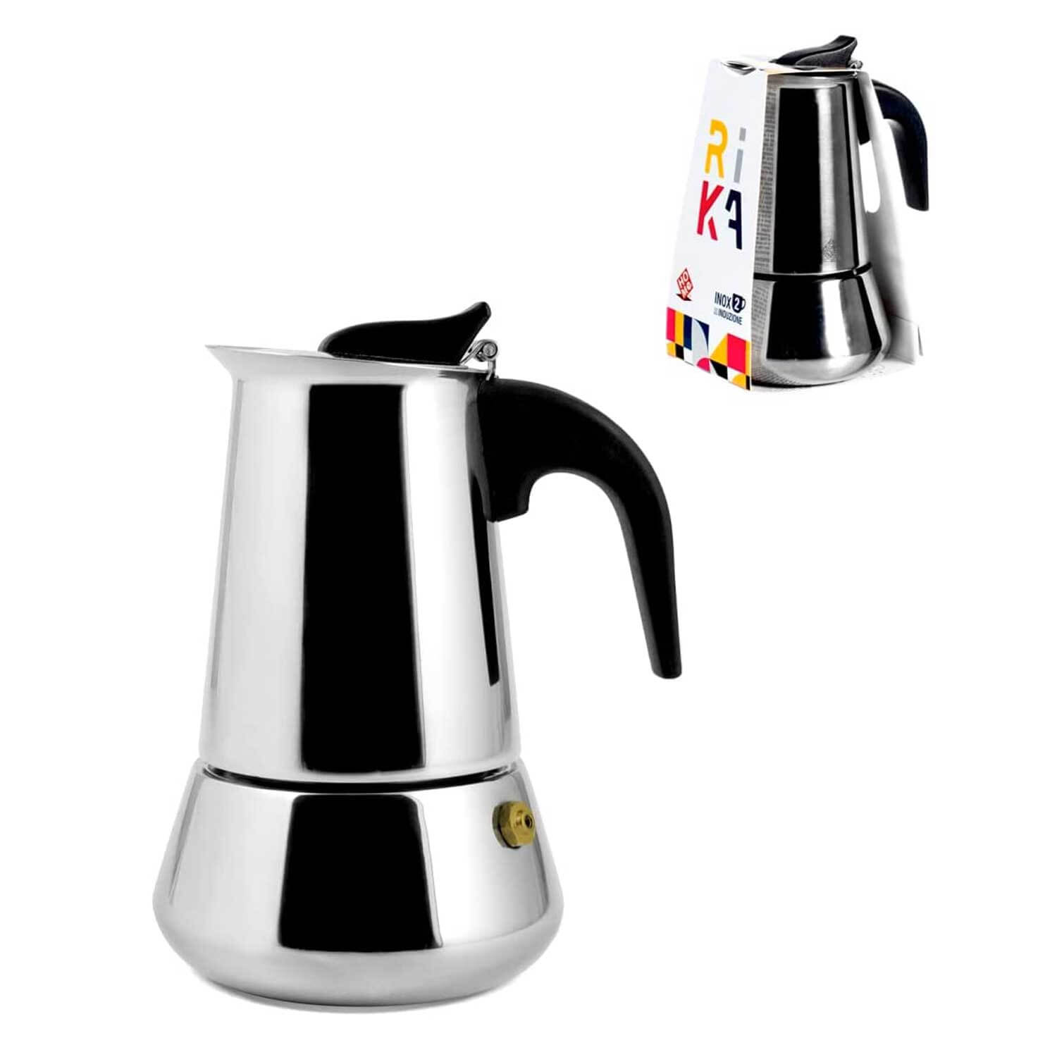 CAFFETTIERA INOX RIKA INDUZ.2TZ