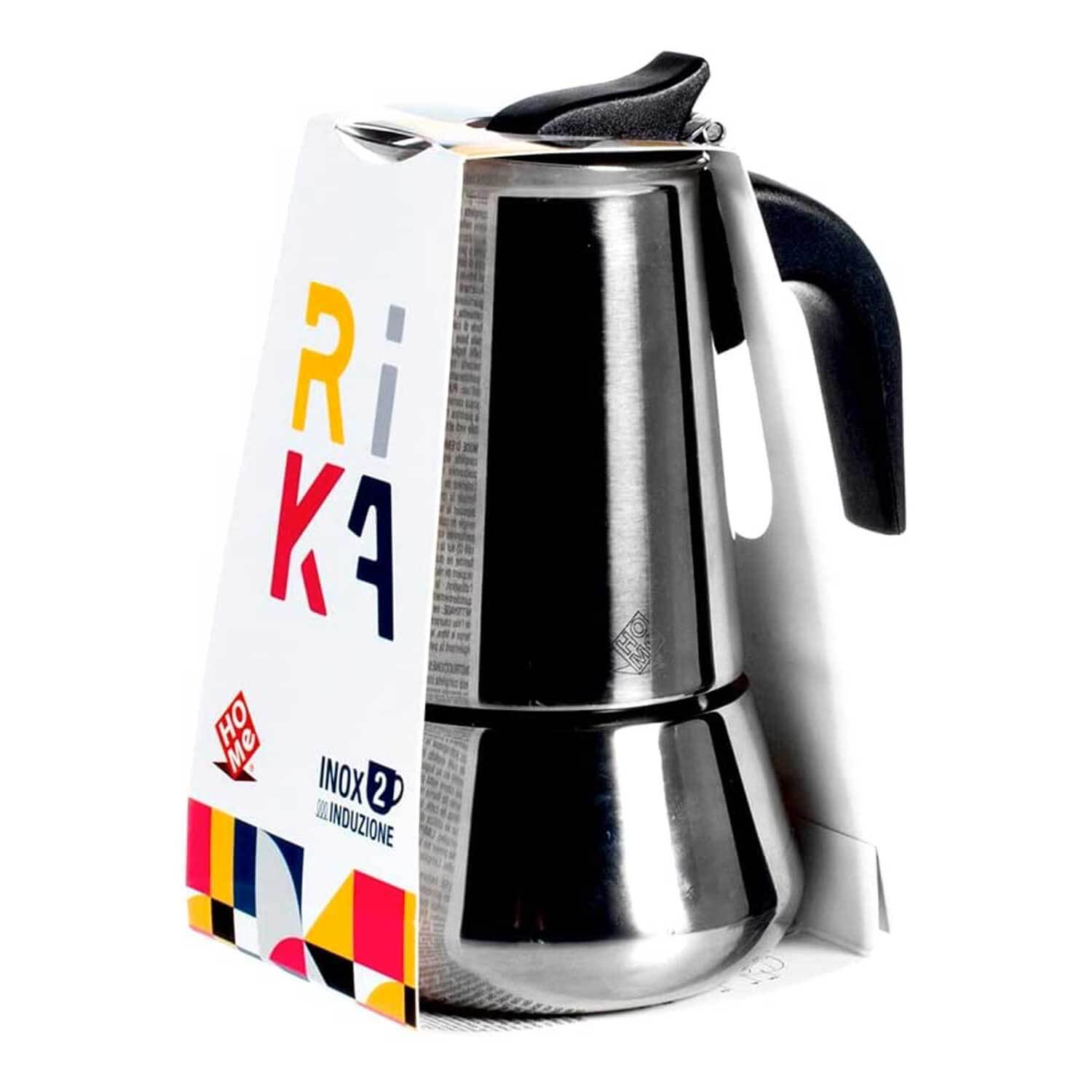 CAFFETTIERA INOX RIKA INDUZ.2TZ