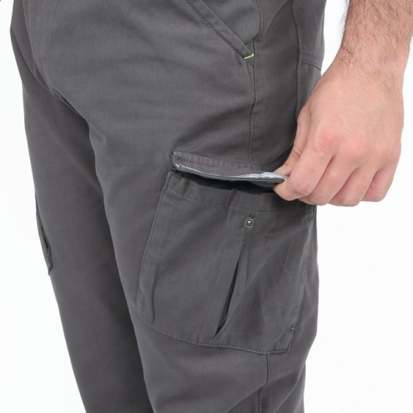 PANTALONE CARGO GRIGIO 240GR TG.M